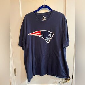 Fanatics Dark Blue Patriots Logo Men's Tee